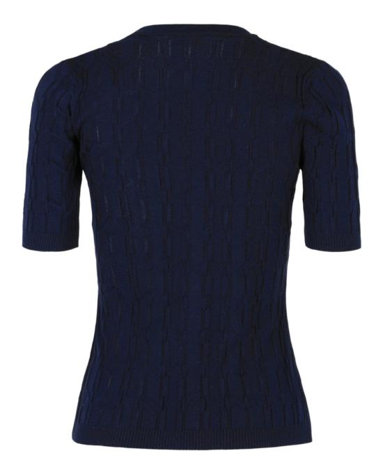  엠 미쏘니 스웨터 S24UN0X BK01HM S72OS 40009 L Blue - M MISSONI