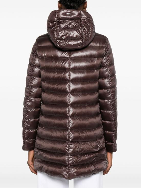 26FW 에르노 A 쉐입 나일론 울트라라이트 리조트 다운 자켓 PI00133DR 12017Z8810 BROWN - HERNO