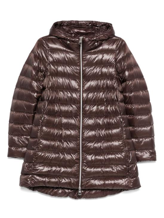 26FW 에르노 A 쉐입 나일론 울트라라이트 리조트 다운 자켓 PI00133DR 12017Z8810 BROWN