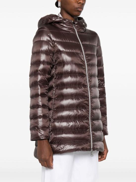 26FW 에르노 A 쉐입 나일론 울트라라이트 리조트 다운 자켓 PI00133DR 12017Z8810 BROWN - HERNO