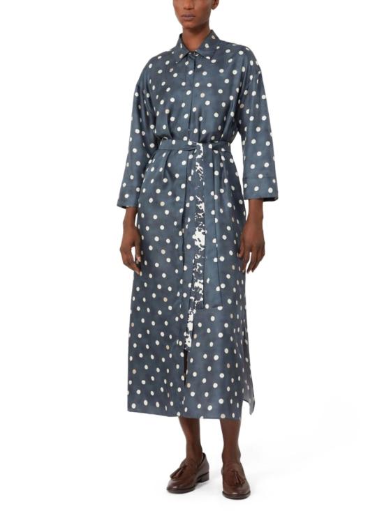 26SS 막스마라 롱 원피스 2619221053600SMMLEVA001 Blue - MAX MARA