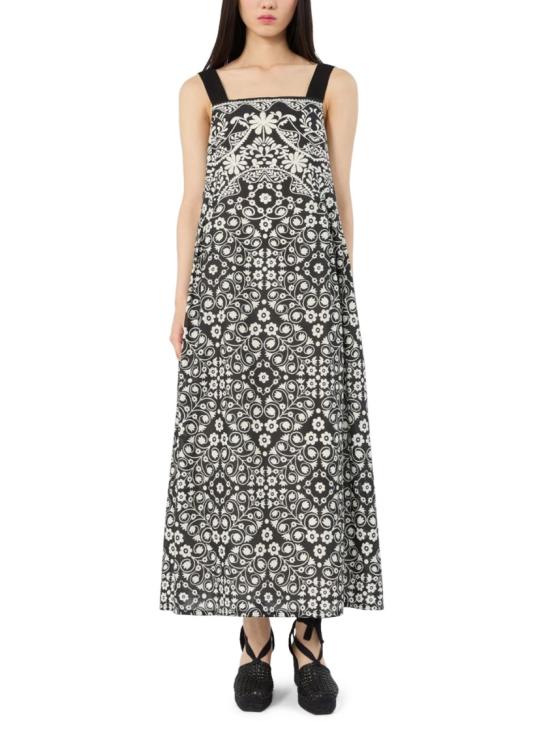 26SS 막스마라 롱 원피스 2615221023600WKIMOLI001 Black - MAX MARA