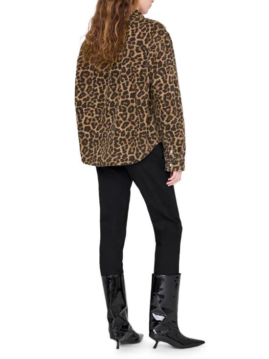 26SS 애니빙 탑 A0712096MTL59LEOPARD Brown - ANINE BING