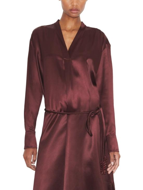 26SS 토리버치 롱 원피스 176404600 Burgundy - TORY BURCH