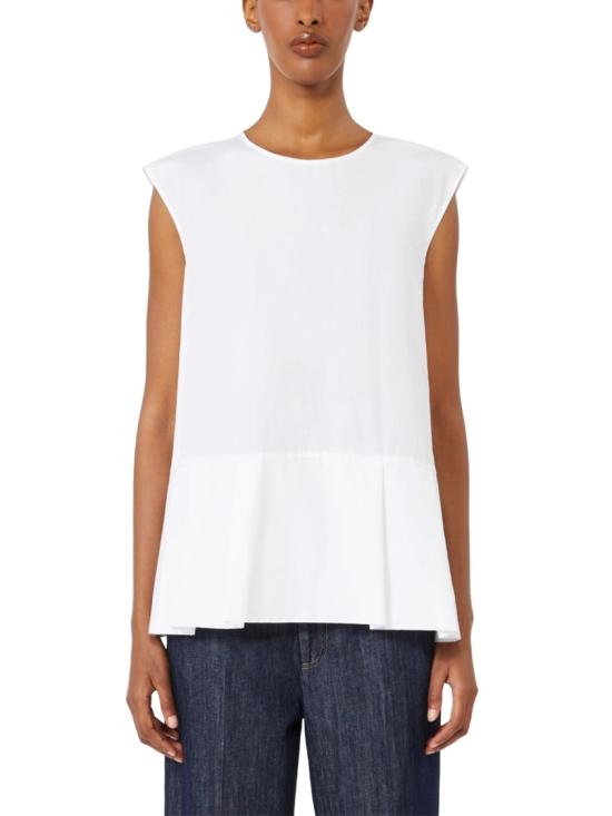 26SS 막스마라 탑 2619161013600SMMBRAVA060 White - MAX MARA