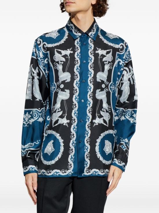 26SS 베르사체 셔츠 1019438 1A16096 5BE50 Blue - VERSACE