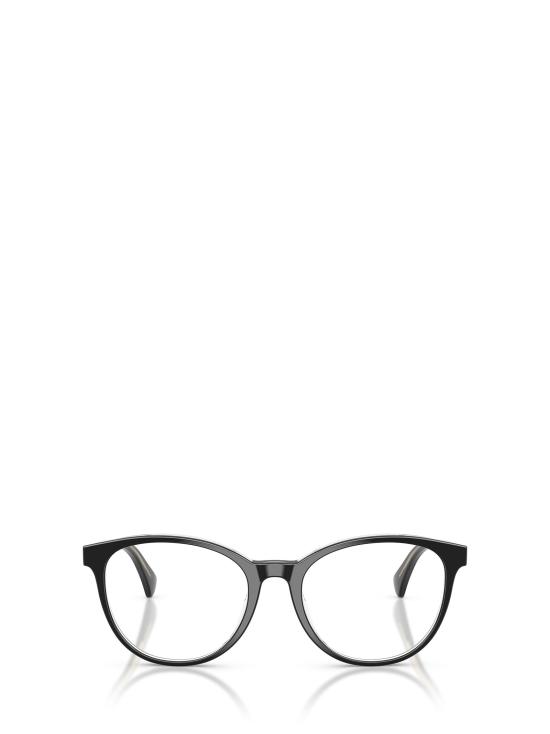 26FW 랄프 로렌 안경 RA7188U 6297 SHINY BLACK ON TRANSPARENT