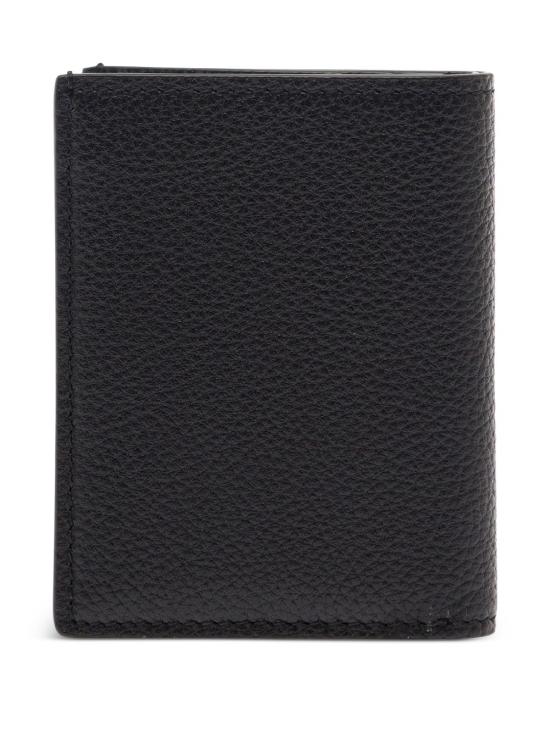 26FW 톰포드 그레인 레더 로고 폴디드 카드 홀더 Y0279LCL158S NAA Black - TOMFORD