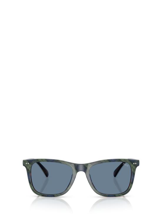 25FW 폴로 랄프로렌 선글라스 PH4220U 562180 SHINY TARTAN BLUE GREEN