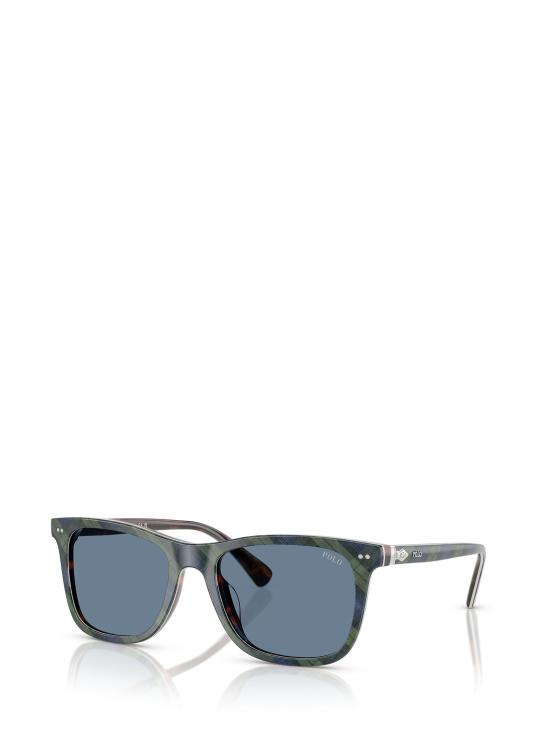 25FW 폴로 랄프로렌 선글라스 PH4220U 562180 SHINY TARTAN BLUE GREEN - POLO RALPH LAUREN