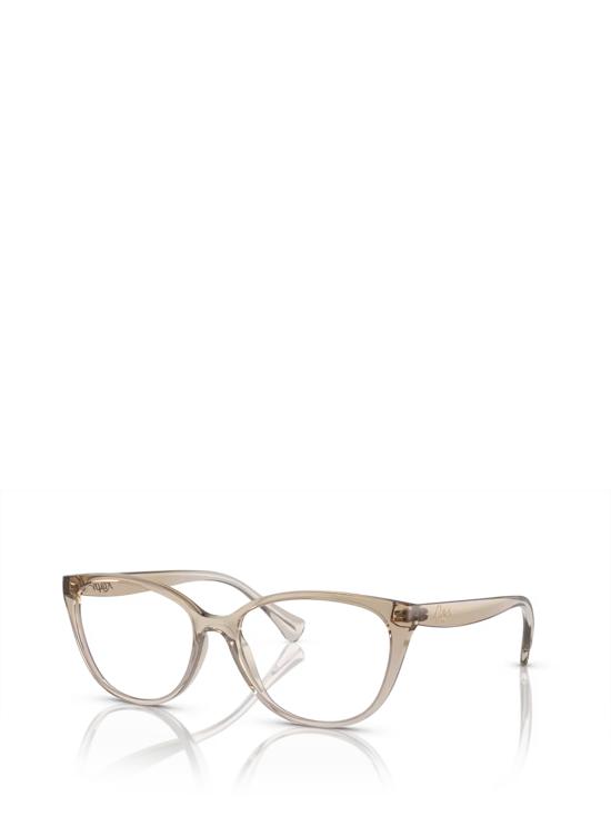26FW 랄프 로렌 안경 RA7135 6126 SHINY TRASPARENT BROWN - RALPH LAUREN