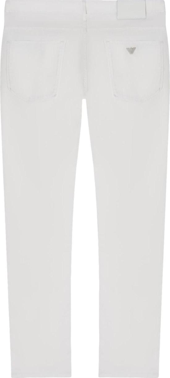 26SS 엠포리오 아르마니 팬츠 8059797881714 WHITE - EMPORIO ARMANI
