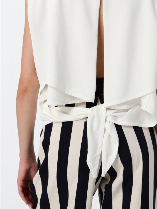 26SS 자크뮈스 탑 26ETOW00910AJ00254 100 White - JACQUEMUS