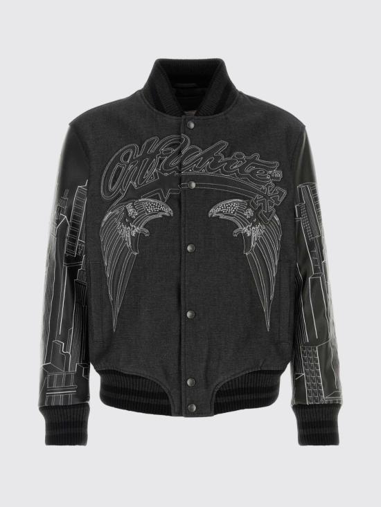 26SS 오프화이트 자켓 OMJA122Z26LEA0 0200 Black - OFF WHITE