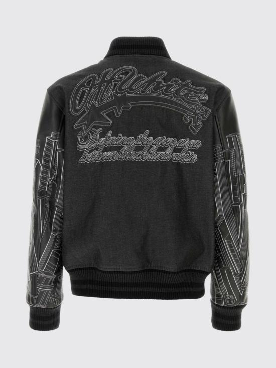 26SS 오프화이트 자켓 OMJA122Z26LEA0 0200 Black - OFF WHITE