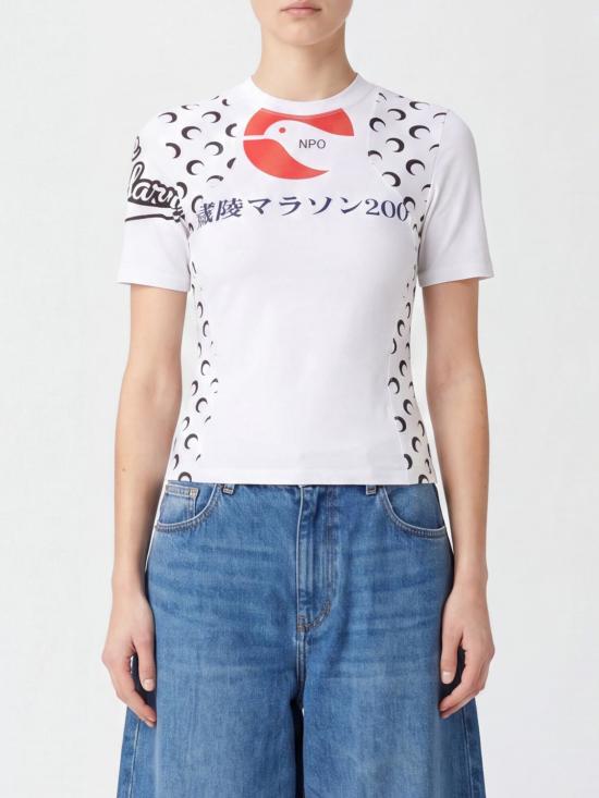 26SS 마린세르 반팔 티셔츠 WTT001BUJER0003 WH10 White