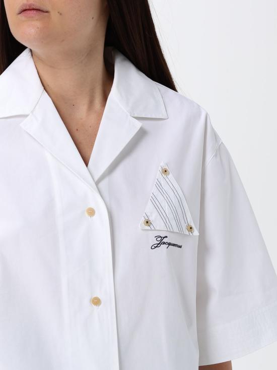 26SS 자크뮈스 탑 26ESHW00567AW00648 100 White - JACQUEMUS
