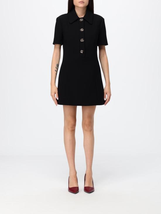 26SS 구찌 미디 원피스 864361ZACKN 1000 Black