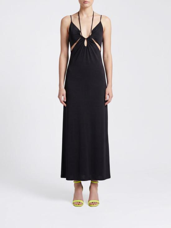 26SS Iv.am 롱 원피스 VEN NERO Black