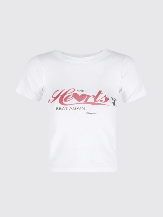 26SS 피오루찌 반팔 티셔츠 W26SSJTS005CJ01 WH01 White 1 - FIORUCCI
