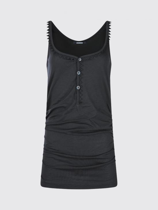 26SS 자크뮈스 탑 26ETSW00567AJ00189 990 Black - JACQUEMUS