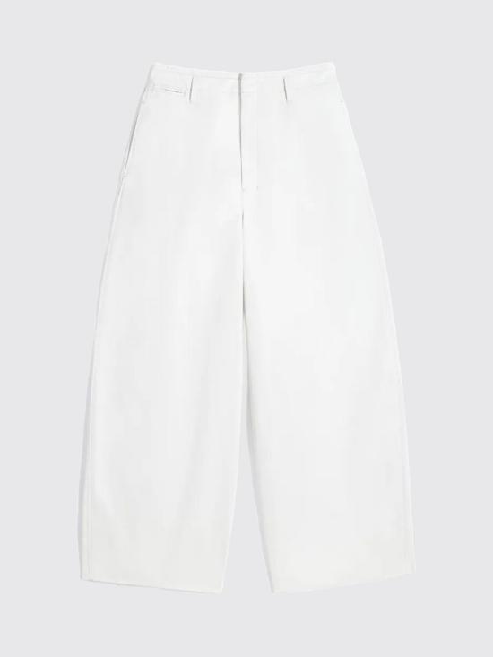 26SS 르메르 팬츠 PA1273LF1531 WH021 White - LEMAIRE