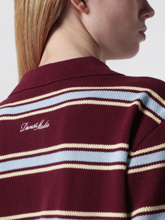 26SS 던스트 폴로 티셔츠 UDSW6B122CR D2 Burgundy - DUNST