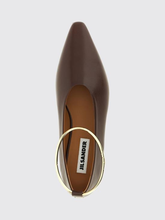 26FW 질샌더 플랫 슈즈 J15WZ0039P7588 601 Brown - JIL SANDER