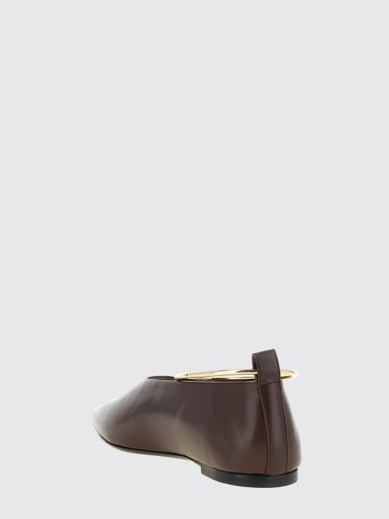 26FW 질샌더 플랫 슈즈 J15WZ0039P7588 601 Brown - JIL SANDER