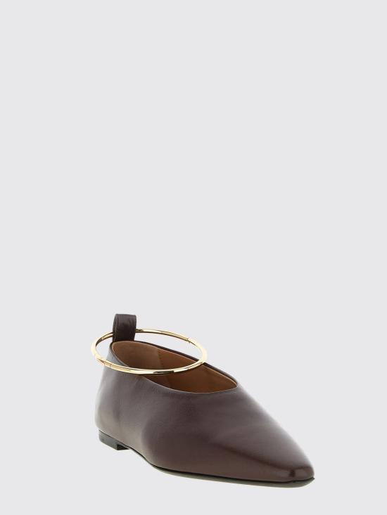 26FW 질샌더 플랫 슈즈 J15WZ0039P7588 601 Brown - JIL SANDER