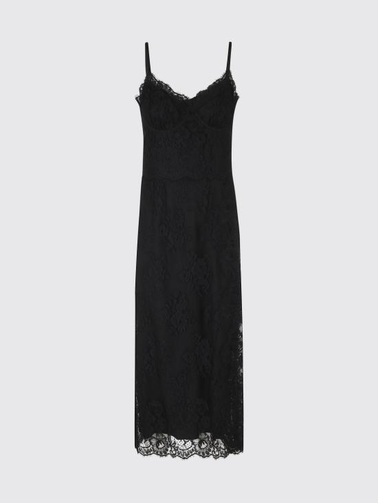 26SS 돌체앤가바나 롱 원피스 F6JAOTHLM07 N0000 Black - DOLCE & GABBANA