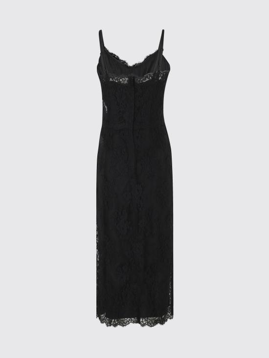 26SS 돌체앤가바나 롱 원피스 F6JAOTHLM07 N0000 Black - DOLCE & GABBANA
