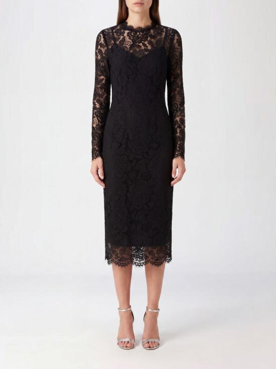 26SS 돌체앤가바나 미디 원피스 F6M0DTHLM7L N0000 Black