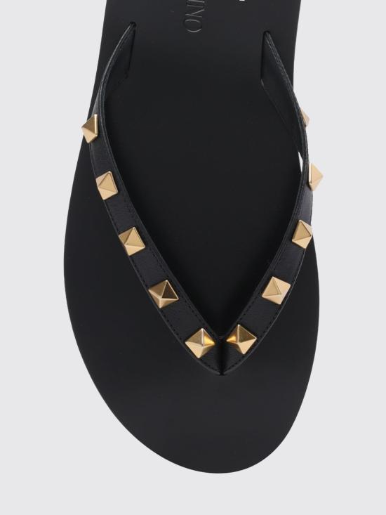 26FW 발렌티노 가라바니 뮬/슬리퍼 S0O16UIS 0NO Black - VALENTINO GARAVANI