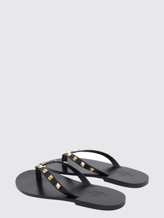 26FW 발렌티노 가라바니 뮬/슬리퍼 S0O16UIS 0NO Black - VALENTINO GARAVANI
