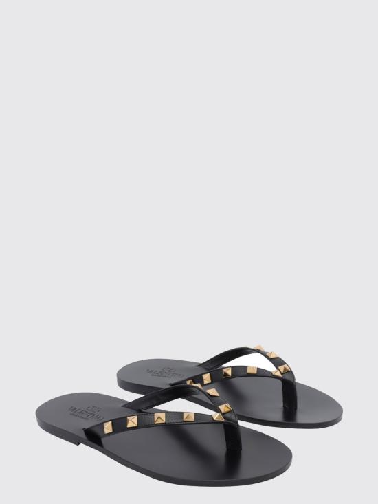 26FW 발렌티노 가라바니 뮬/슬리퍼 S0O16UIS 0NO Black - VALENTINO GARAVANI