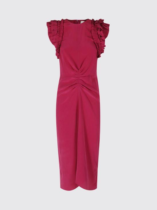 26SS 이자벨마랑 롱 원피스 RO1167FAD2J06I 86FU Fuchsia - ISABEL MARANT