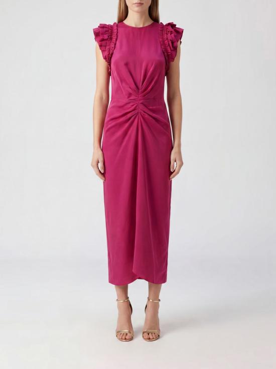 26SS 이자벨마랑 롱 원피스 RO1167FAD2J06I 86FU Fuchsia