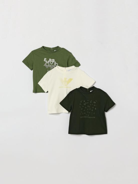 26SS [키즈] 엠포리오 아르마니 티셔츠 EB001324AF14503 M7053 Green