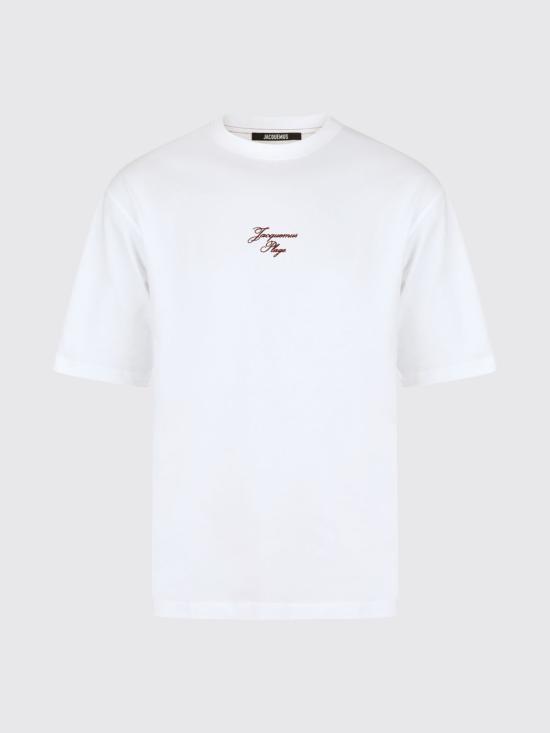 26SS 자크뮈스 반팔 티셔츠 26ETSU00320AJ00285 1NG Red - JACQUEMUS
