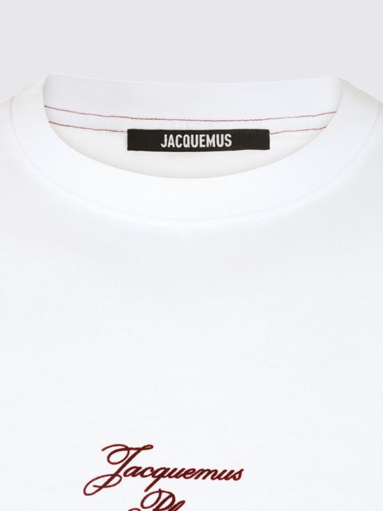 26SS 자크뮈스 반팔 티셔츠 26ETSU00320AJ00285 1NG Red - JACQUEMUS