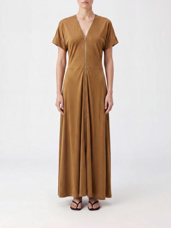 26SS 르메르 지퍼 드레스 DR1144LJ1049 BR426 Cocoa