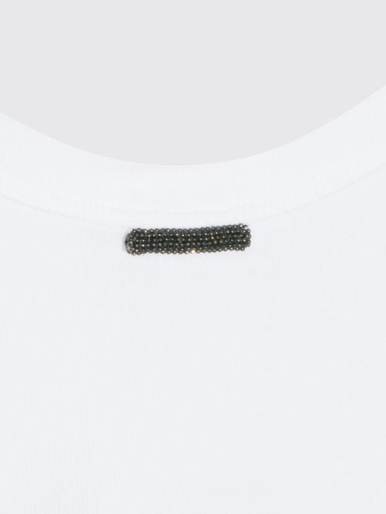 26SS 브루넬로 쿠치넬리 반팔 티셔츠 M0TC8FX220 C159 White - BRUNELLO CUCINELLI