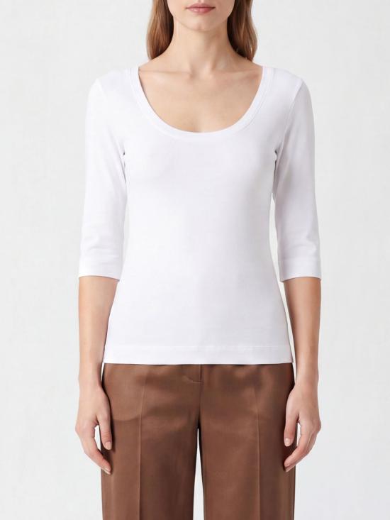 26SS 브루넬로 쿠치넬리 반팔 티셔츠 M0TC8FX220 C159 White