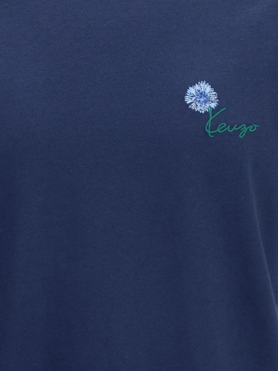 26FW 겐조 반팔 티셔츠 FG65TS1624SG 79 Blue - KENZO