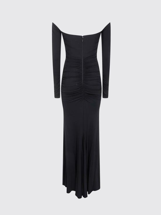26SS 엘리자베타프랜치 롱 원피스 ABR1061E3 110 Black - ELISABETTA FRANCHI