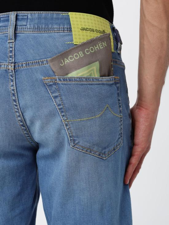 26SS 야콥코헨 숏팬츠 JUMOE002056S4255S1 300D Gnawed Blue - JACOB COHËN