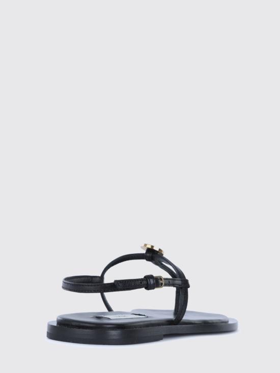 26FW 토템 샌들 263WAS0336LE0210 001 Black - TOTEME