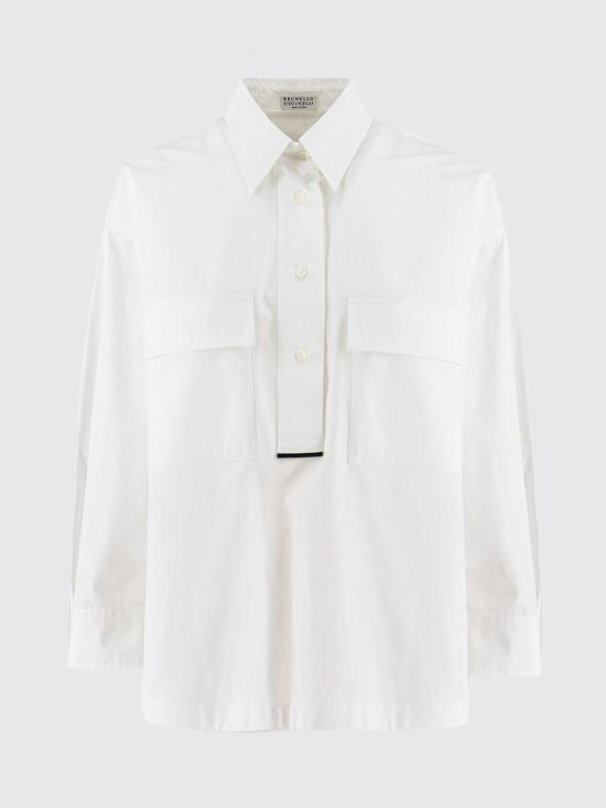 26SS 브루넬로 쿠치넬리 셔츠 MH772NA905 C159 White - BRUNELLO CUCINELLI