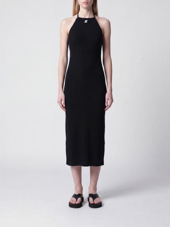 26SS 쿠레쥬 롱 원피스 226JRO887JS0203 9999 Black